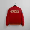 Kith for the NFL: 49ers Satin Bomber Jacket - Dalle sold by Kith