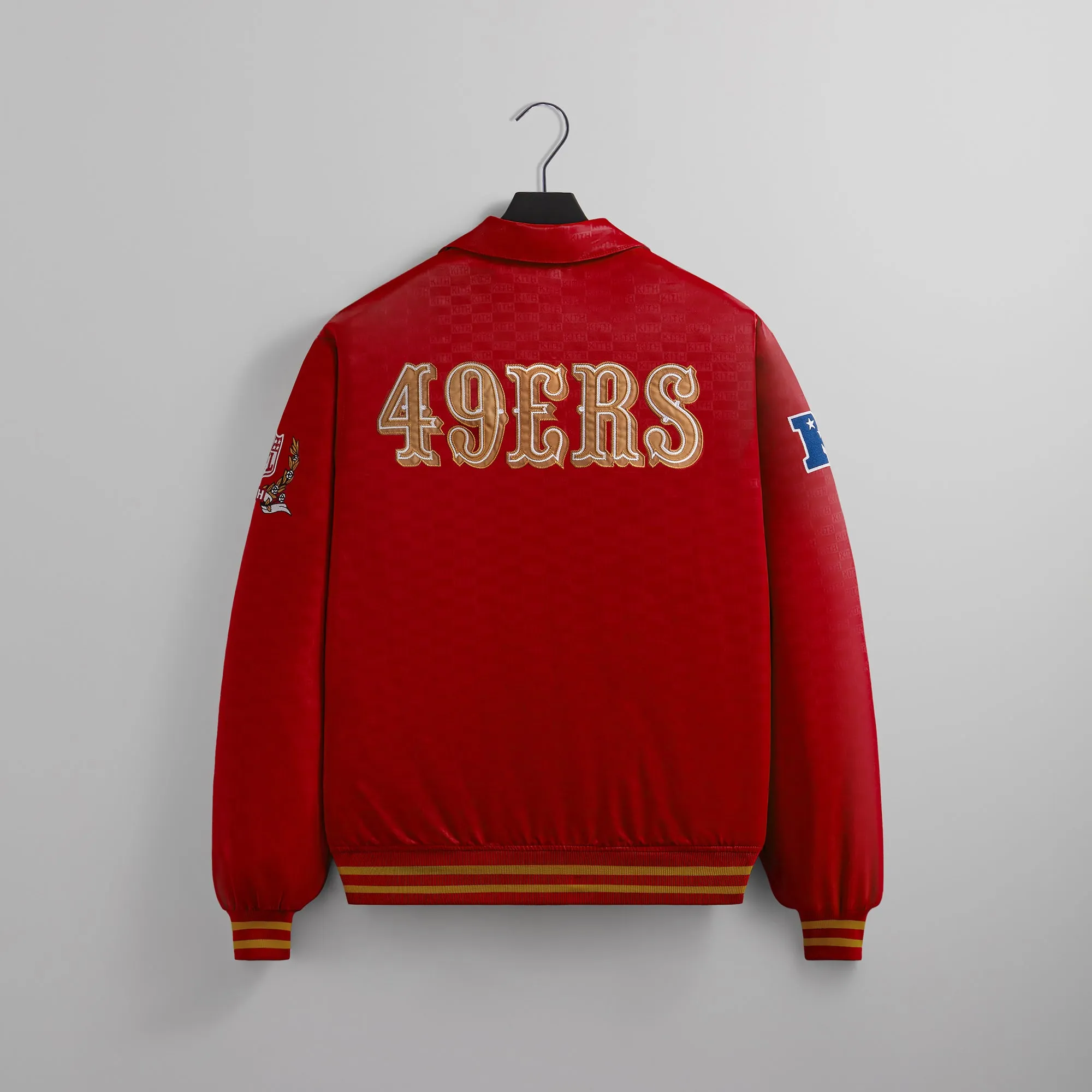 Kith for the NFL: 49ers Satin Bomber Jacket - Dalle sold by Kith product image thumbnail 2