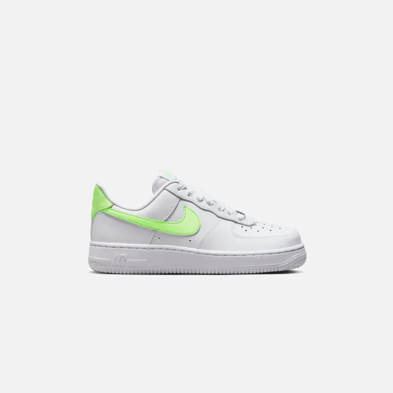 Nike WMNS Air Force 1 '07 - White / Lime / Black sold by Kith