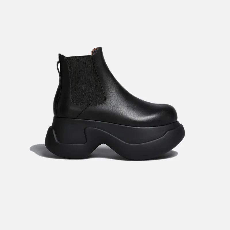 Marni Chelsea Boot Chunky - Black Smooth Calf sold by Kith
