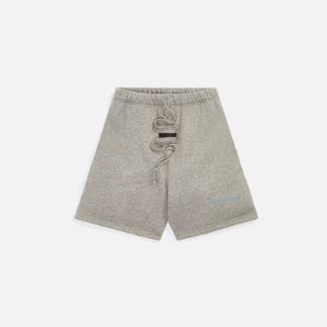 Essentials Sweatshort - Dark Heather Oatmeal sold by Kith
