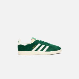 adidas Gazelle - Dark Green / Off White / Cream White sold by Kith