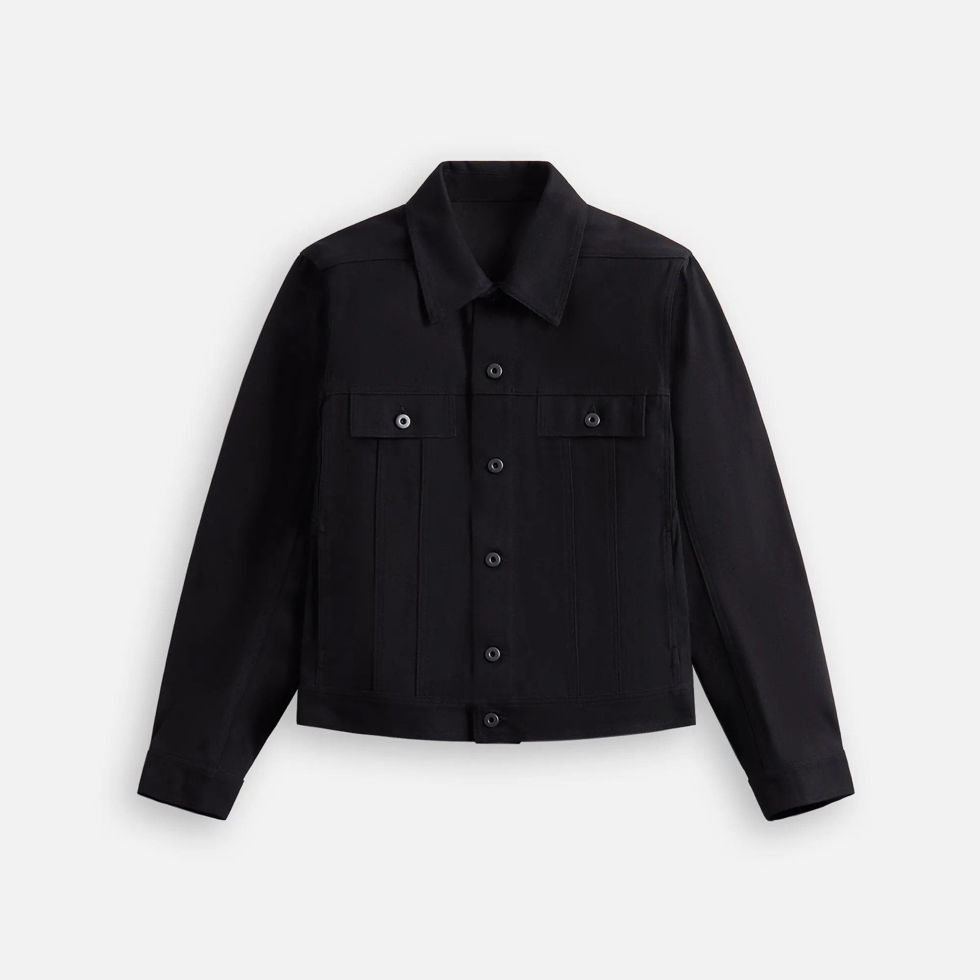 Rick Owens Giacca Trucker Jacket - Black sold by Kith