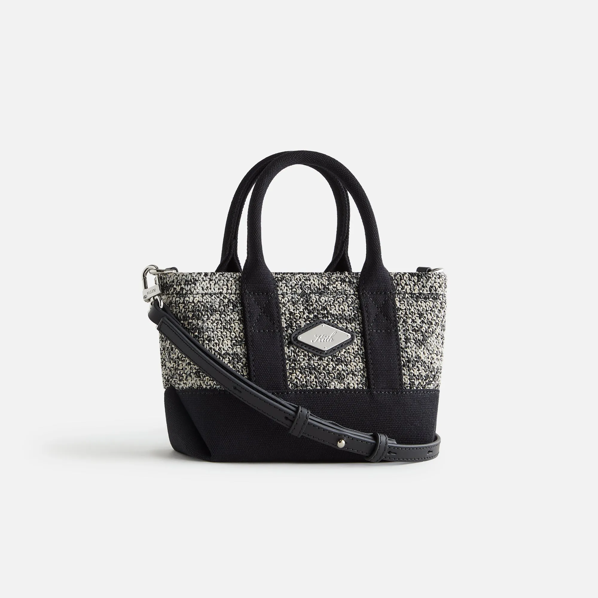 Kith Women Noemi Crochet Raffia Tote - Black sold by Kith product image thumbnail 4