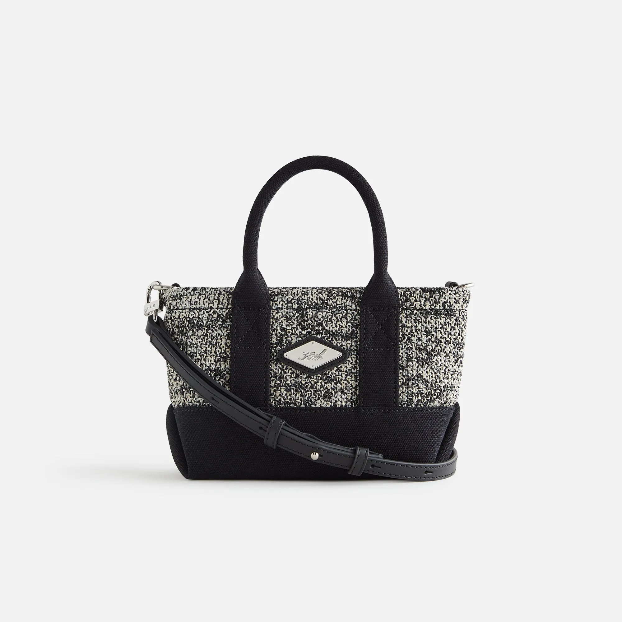 Kith Women Noemi Crochet Raffia Tote - Black sold by Kith