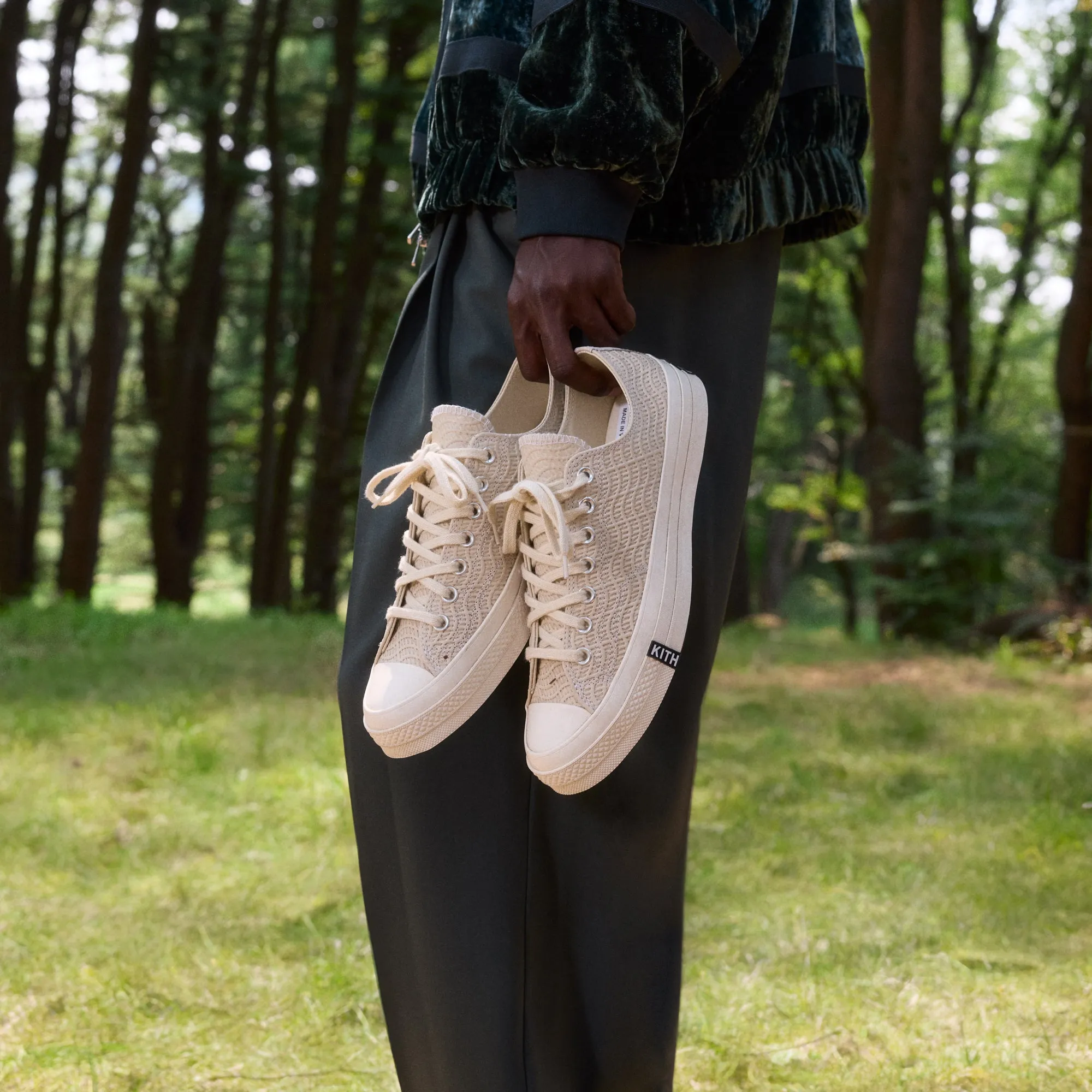 Kith for Converse Chuck Taylor All Star 1970 Ox - Egret / White / Black Wave sold by Kith product image thumbnail 2