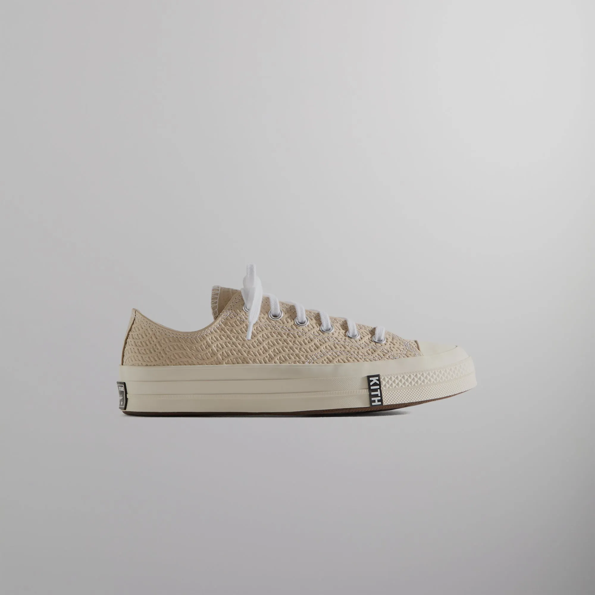 Kith for Converse Chuck Taylor All Star 1970 Ox - Egret / White / Black Wave sold by Kith