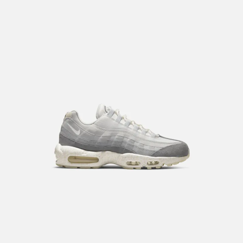 Nike Air Max 95 QS - Summit White / Light Bone / Cool Grey sold by Kith