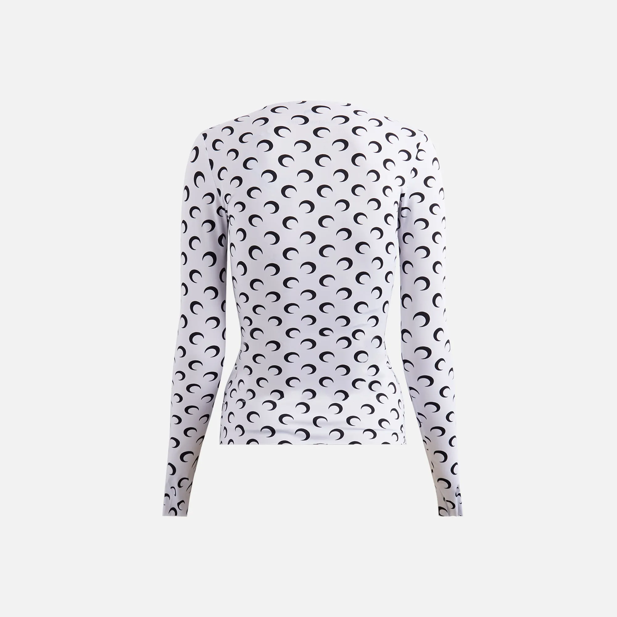 Marine Serre Moon Printed Jersey Second Skin Top - White sold by Kith product image thumbnail 2