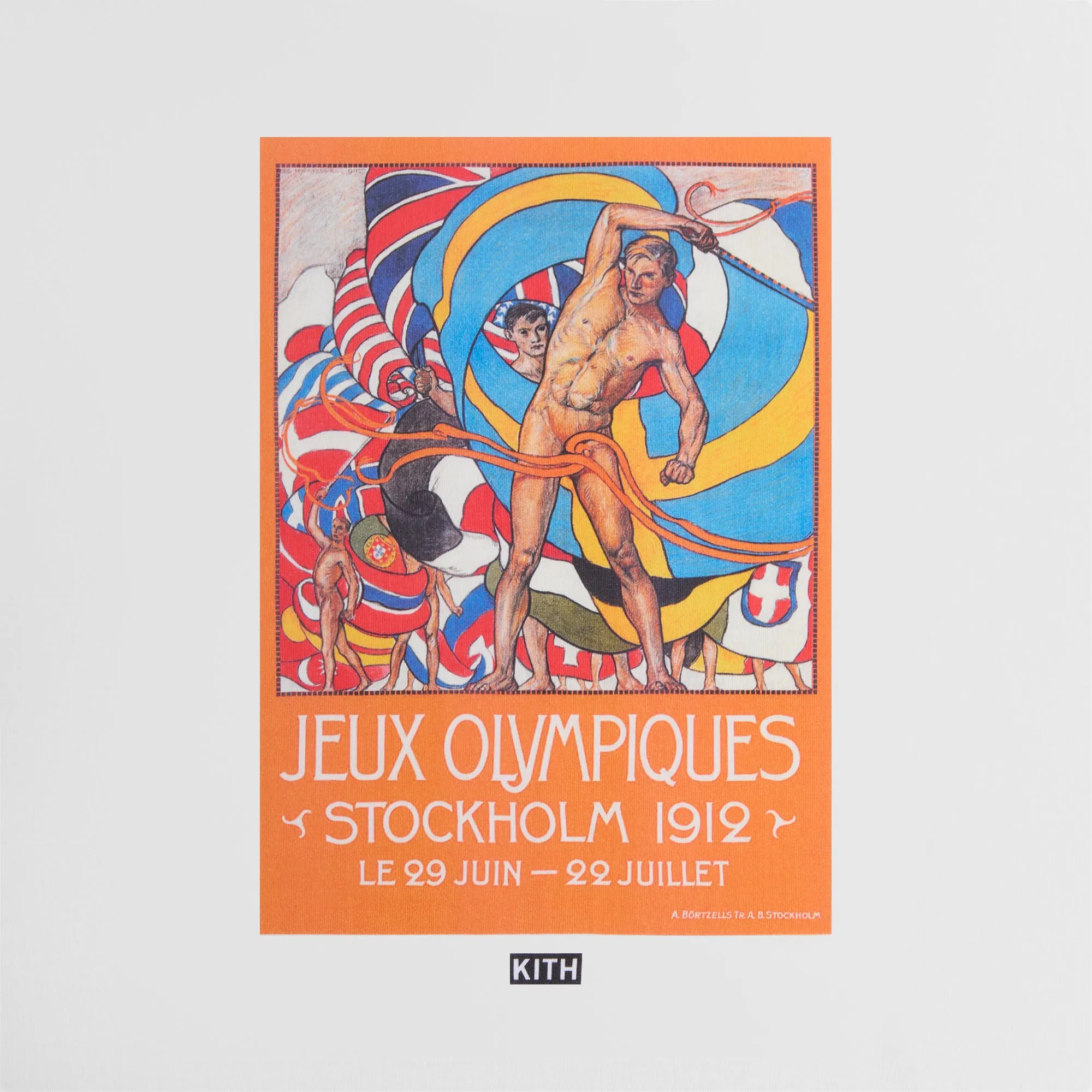 Kith for Olympics Heritage Stockholm 1912 Vintage Tee - White sold by Kith product image thumbnail 3