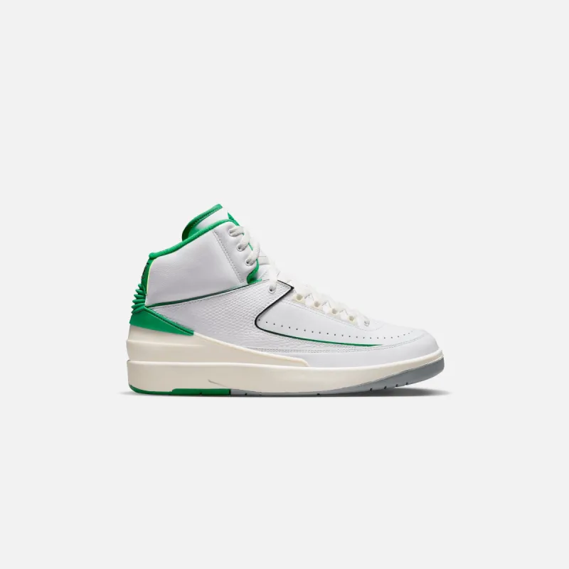 Air Jordan 2 Retro - White / Lucky Green sold by Kith
