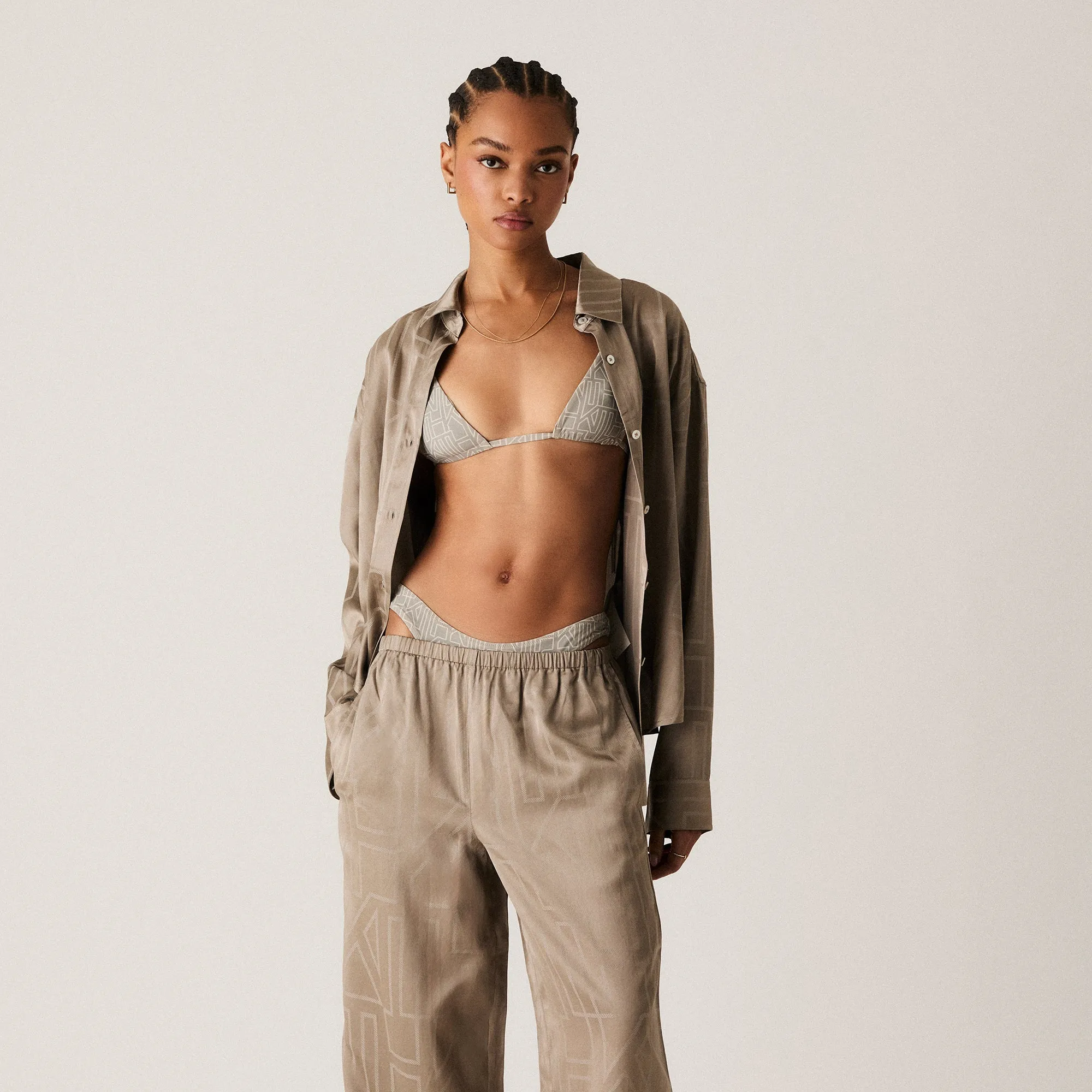 Kith Women Roanne Monogram Shirt - Astro sold by Kith product image thumbnail 2