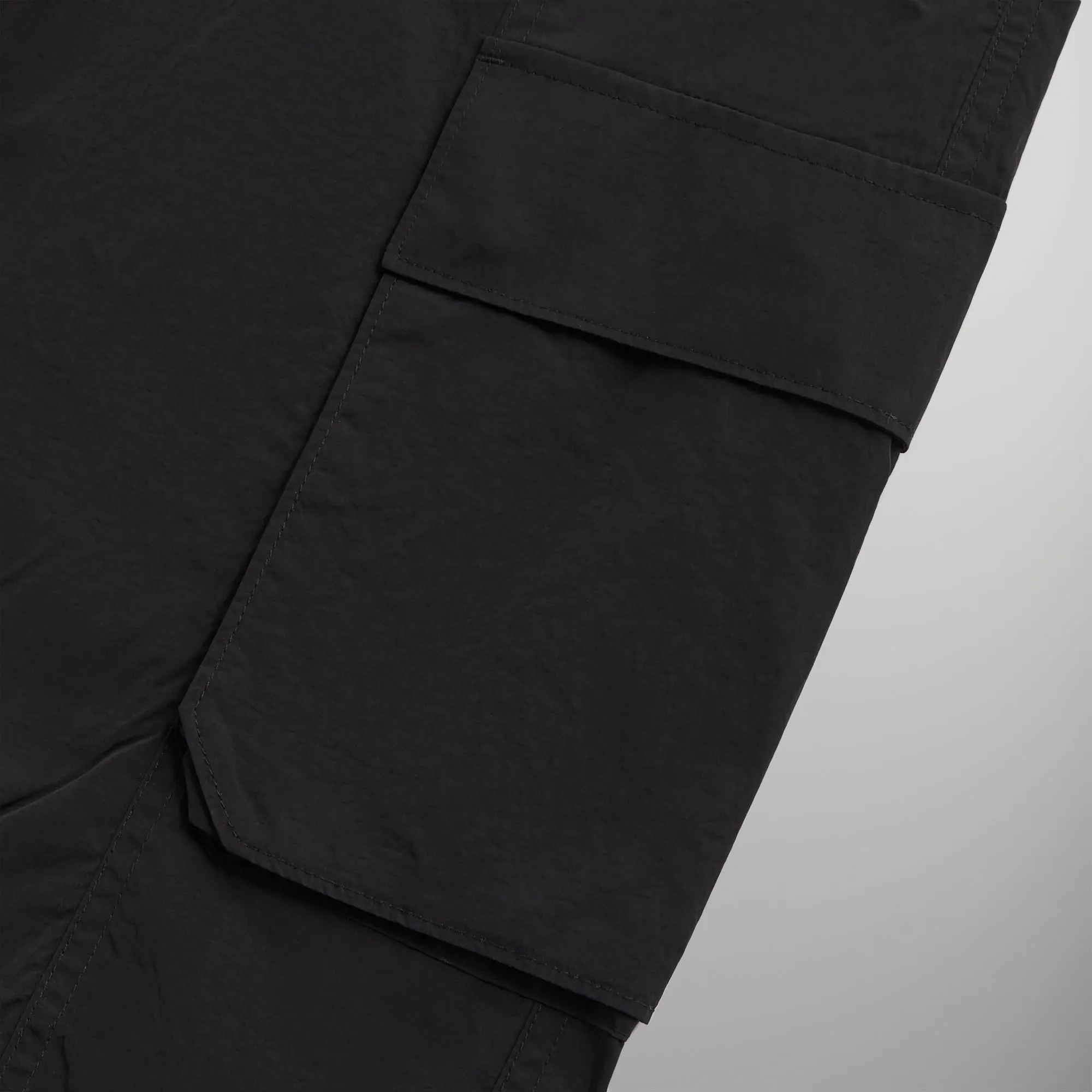 Kith Wrinkle Nylon Bristol Cargo Pant - Black sold by Kith product image thumbnail 4