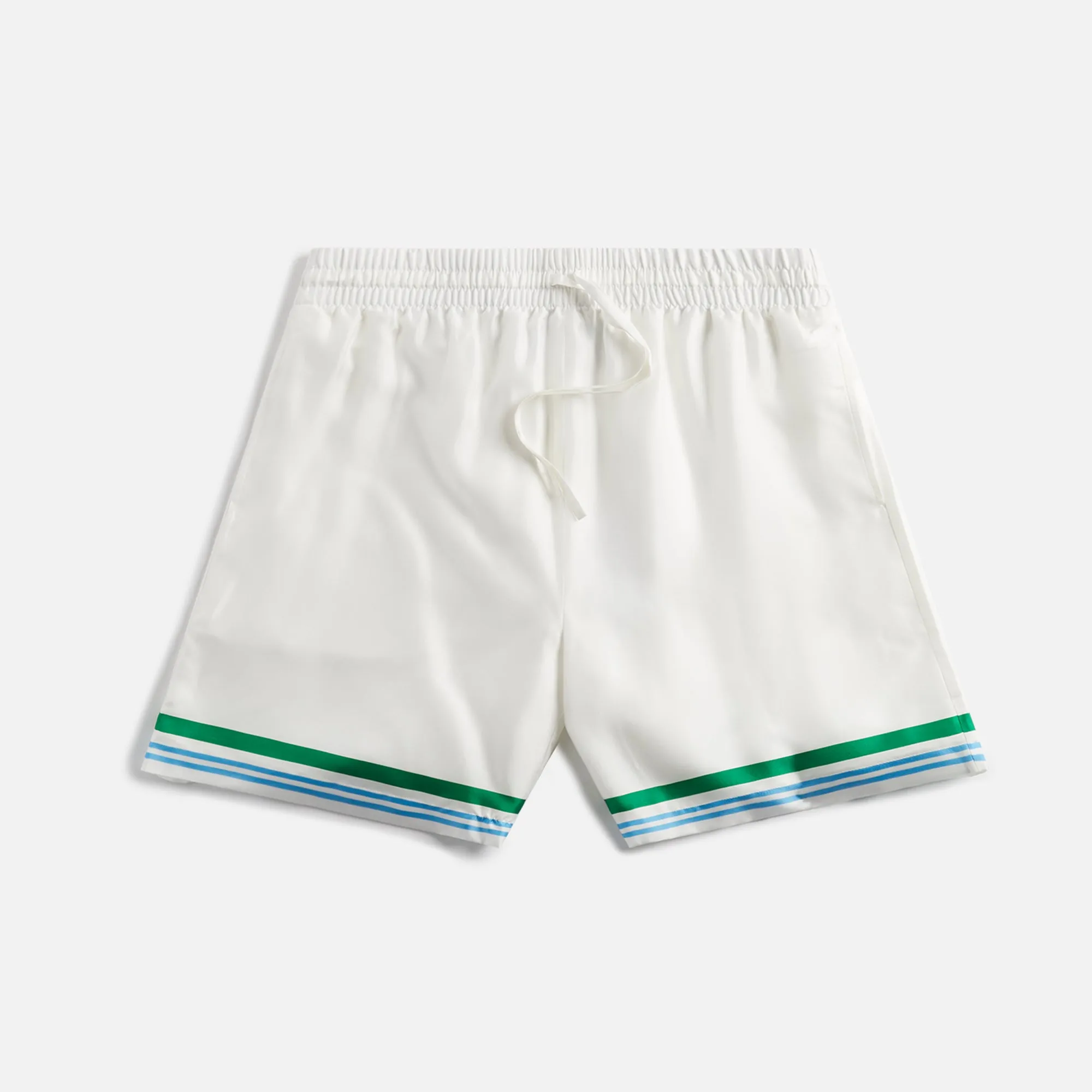 Casablanca Silk Shorts With Drawstrings - Le Jean Colore sold by Kith