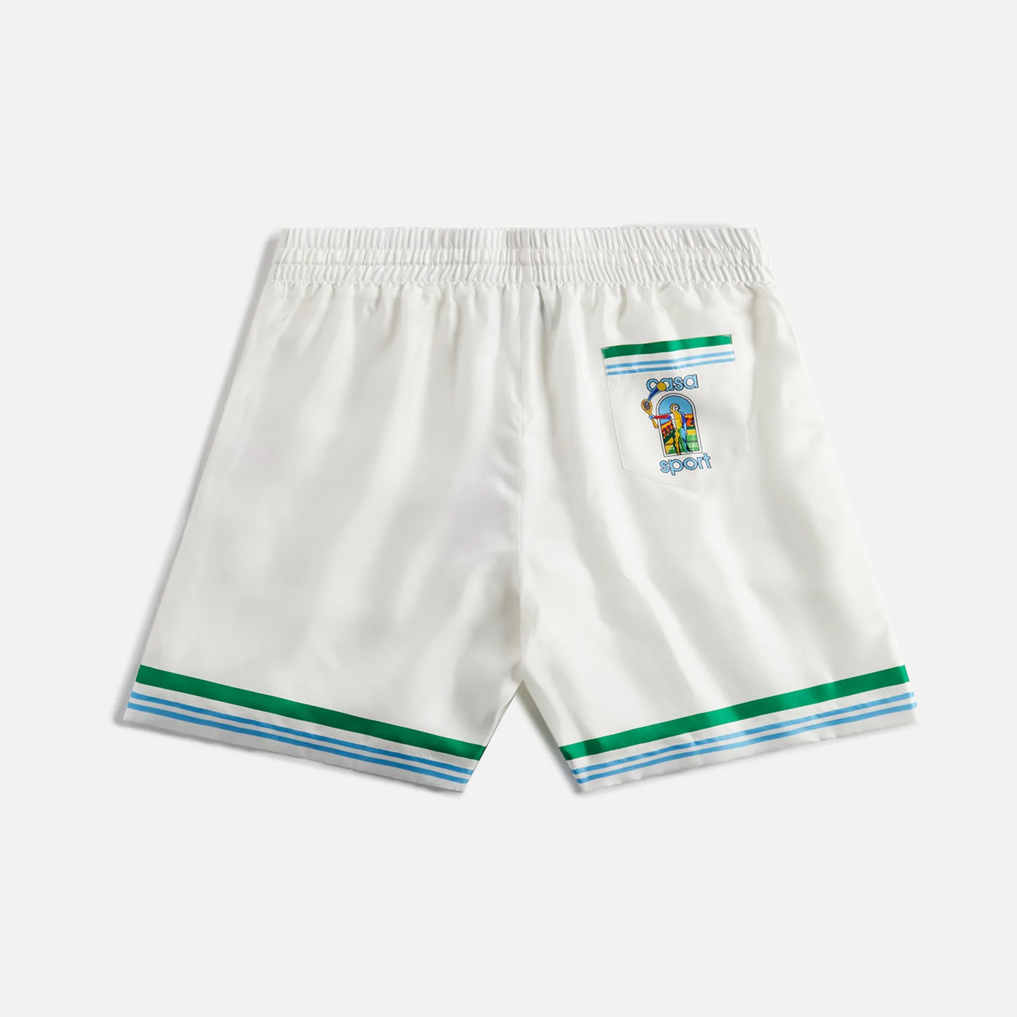 Casablanca Silk Shorts With Drawstrings - Le Jean Colore sold by Kith product image thumbnail 2