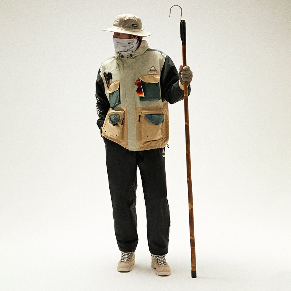 Kith for Columbia PFG Storm Bib Pant - Dark Moss sold by Kith product image thumbnail 2