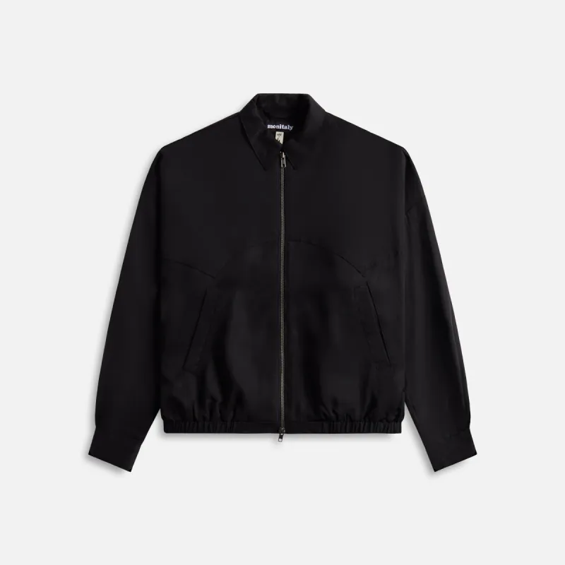 Monitaly Western Drizzler Jacket - Tencel Black sold by Kith