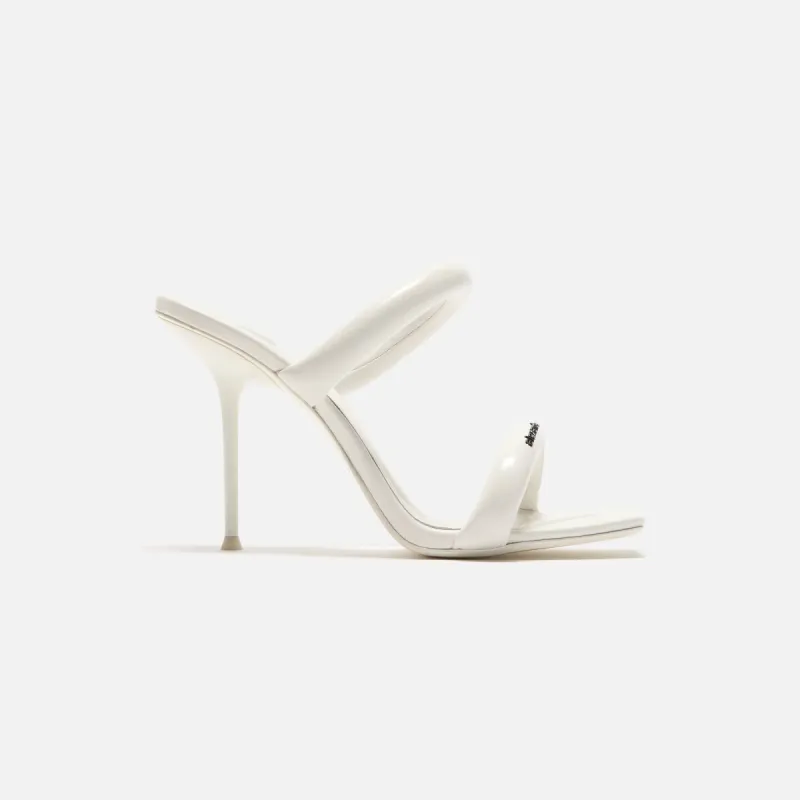 Alexander Wang Julie 105 Tubular Sandal - White sold by Kith