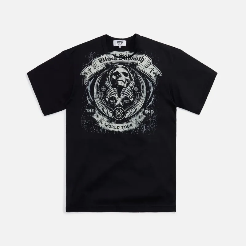 Junya Watanabe Man Cotton High Density Garment Print Tee - Black sold by Kith