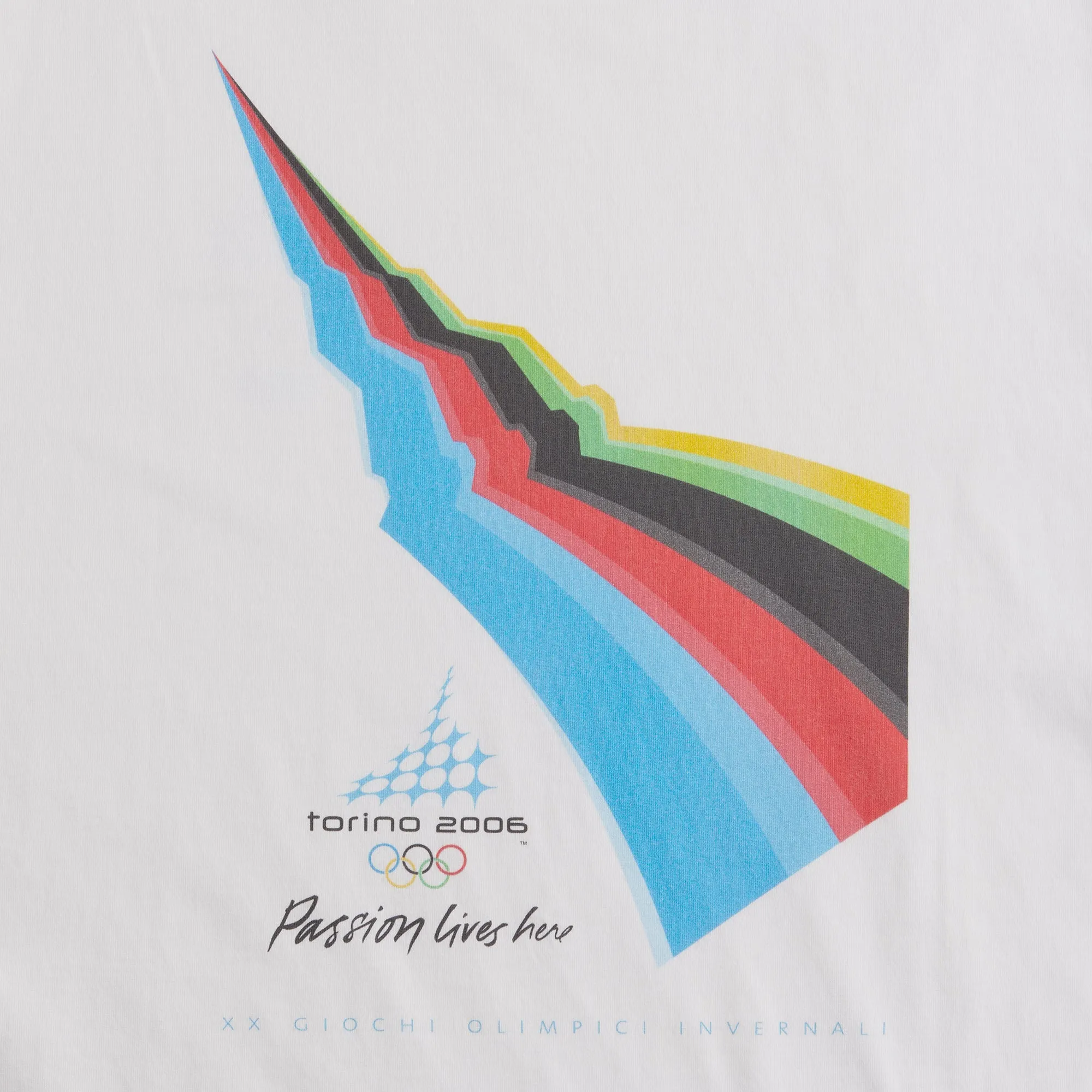 Kith for Olympics Heritage Torino 2006 Vintage Tee - White sold by Kith product image thumbnail 4