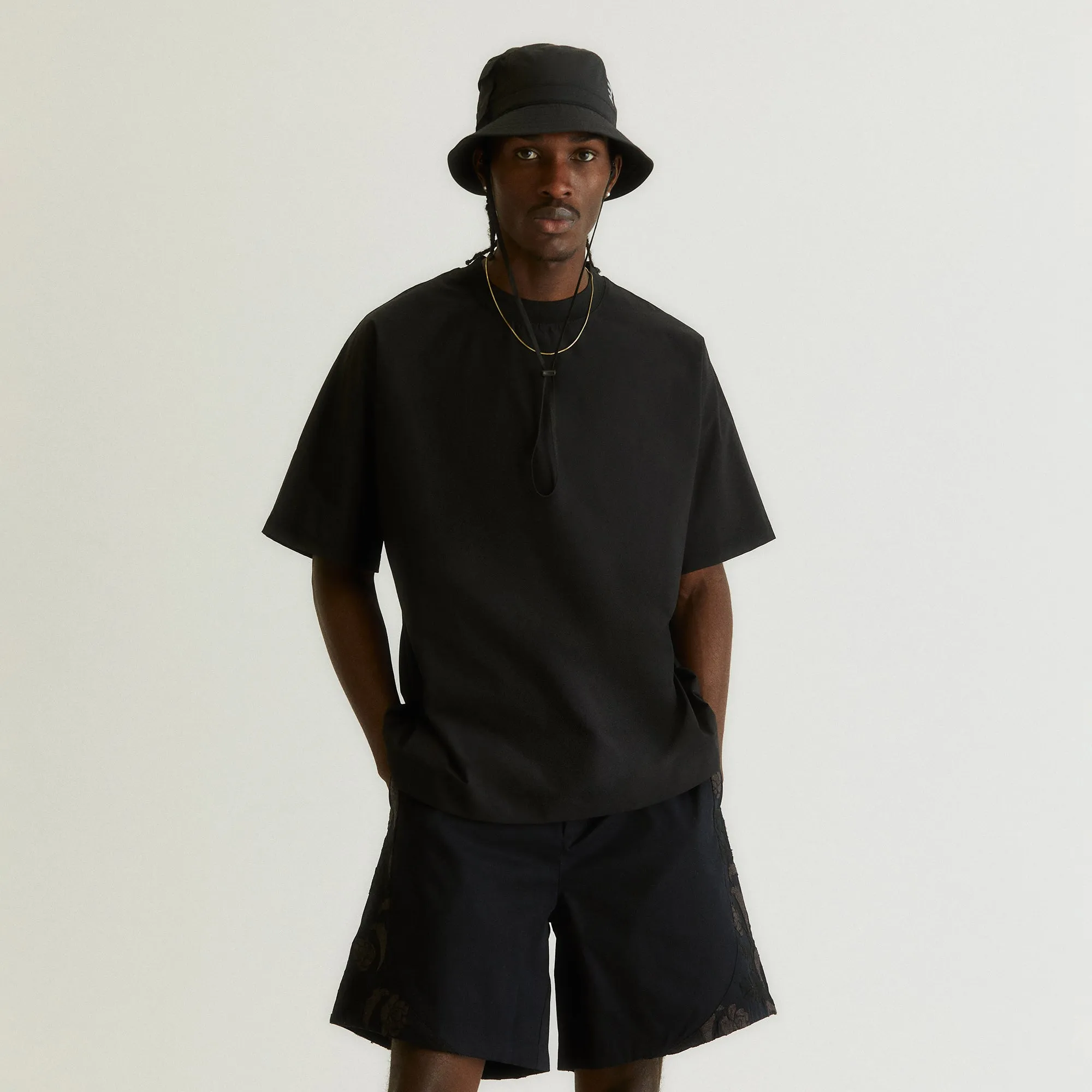 Kith Chain-Stitched Combo Glen Short - Black | Parallel