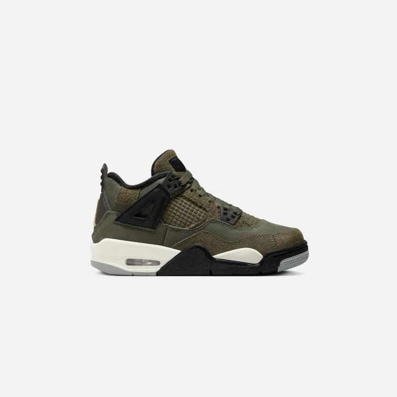 Nike GS Air Jordan 4 SE Craft - Medium Olive / Pale Vanilla / Khaki / Black-Sail sold by Kith