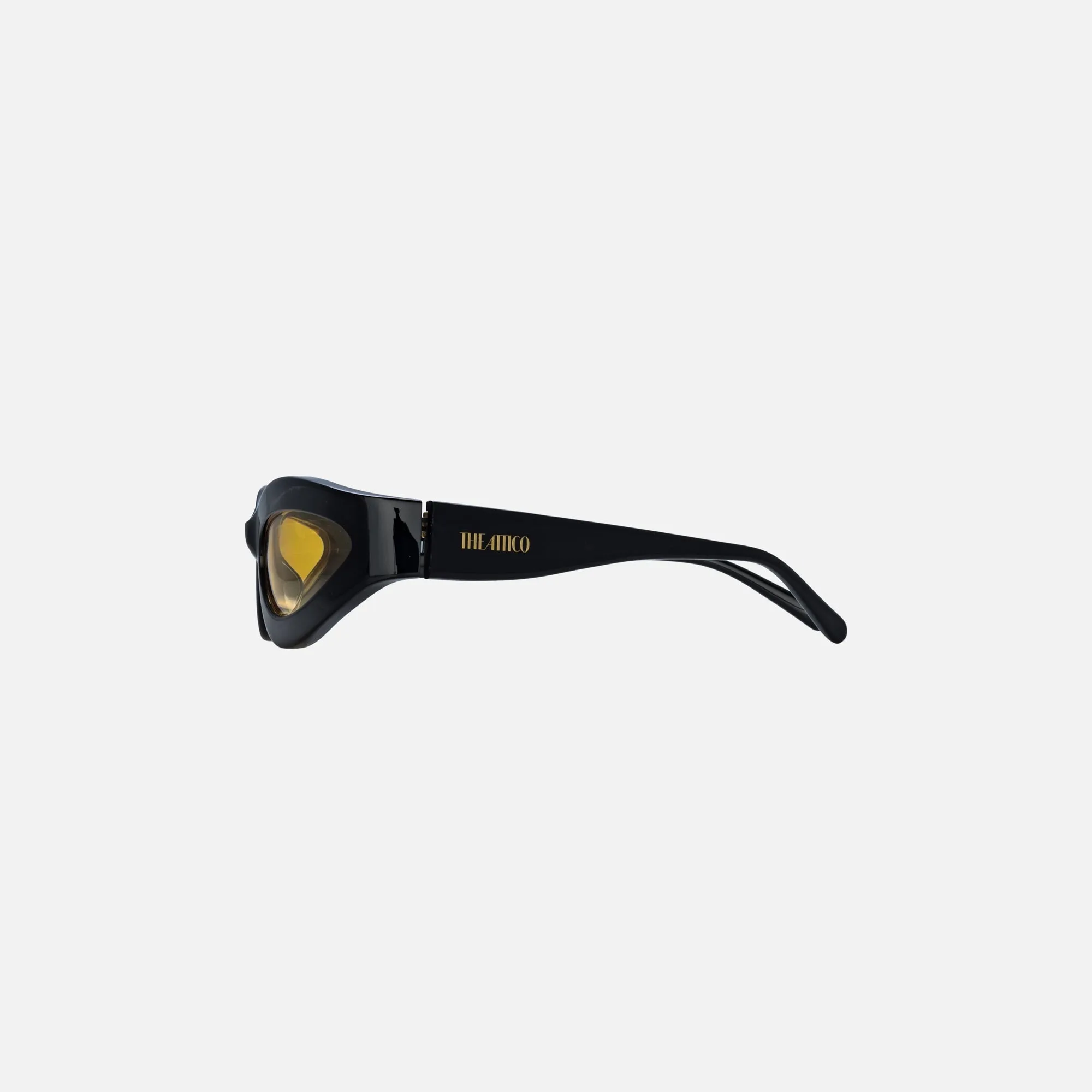 The Attico 56 Frame Sunglasses - Black / Yellow sold by Kith product image thumbnail 3