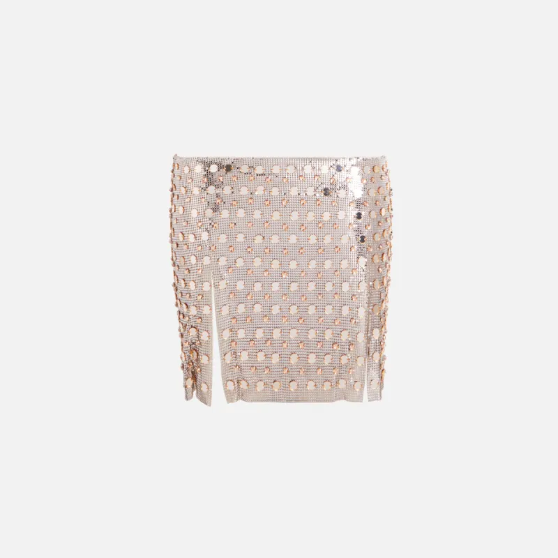 Retrofete Tamar Skirt - Silver sold by Kith