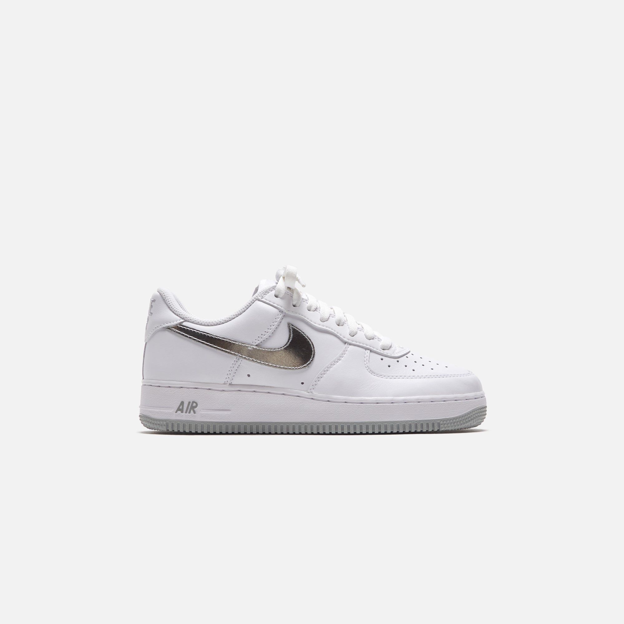 Nike Air Force 1 Low - Retro White / Metallic Silver / Metallic sold by Kith