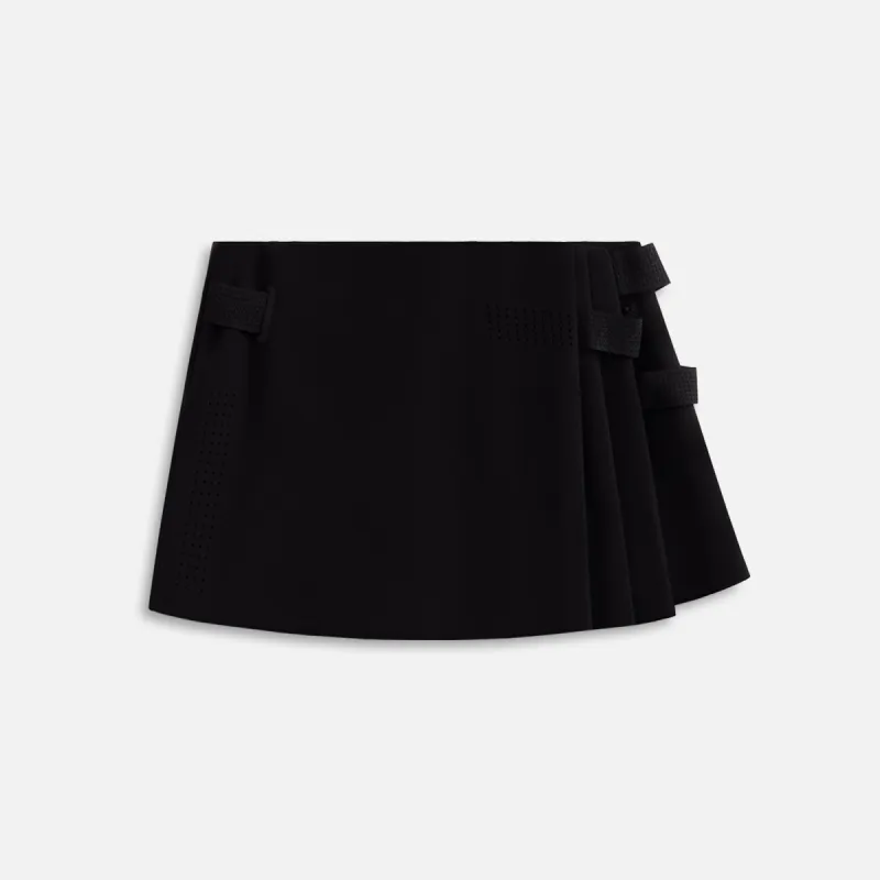 Hyein Seo Pleated Wrap Skirt - Black sold by Kith