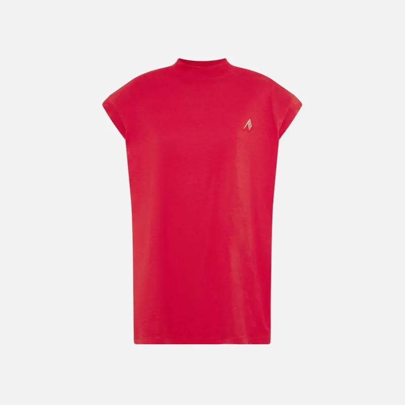 The Attico Laurie Tee - Vibrant Red made by The Attico