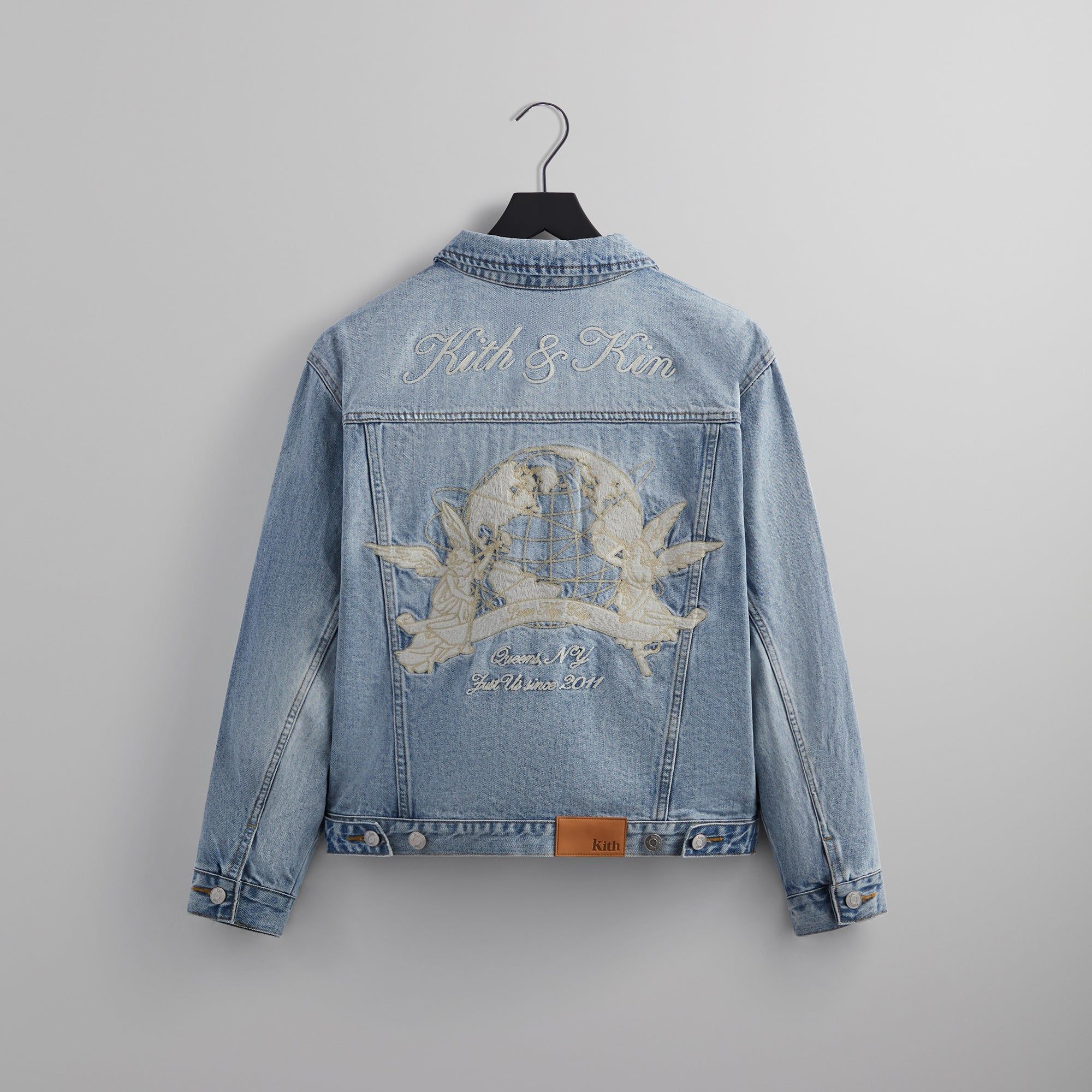 Kith Embroidered Centre Denim Jacket - Light Indigo sold by Kith product image thumbnail 2