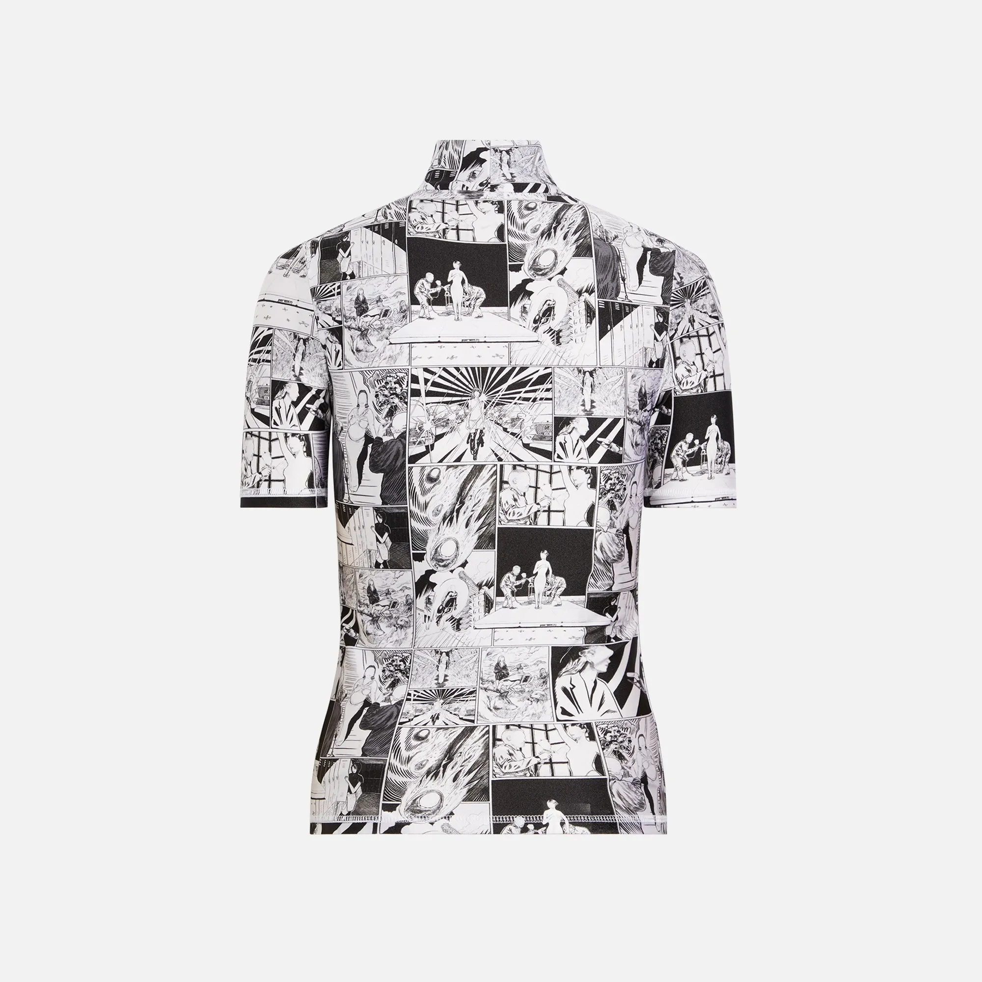 Coperni High Neck Fitted Top - Black / White sold by Kith product image thumbnail 2