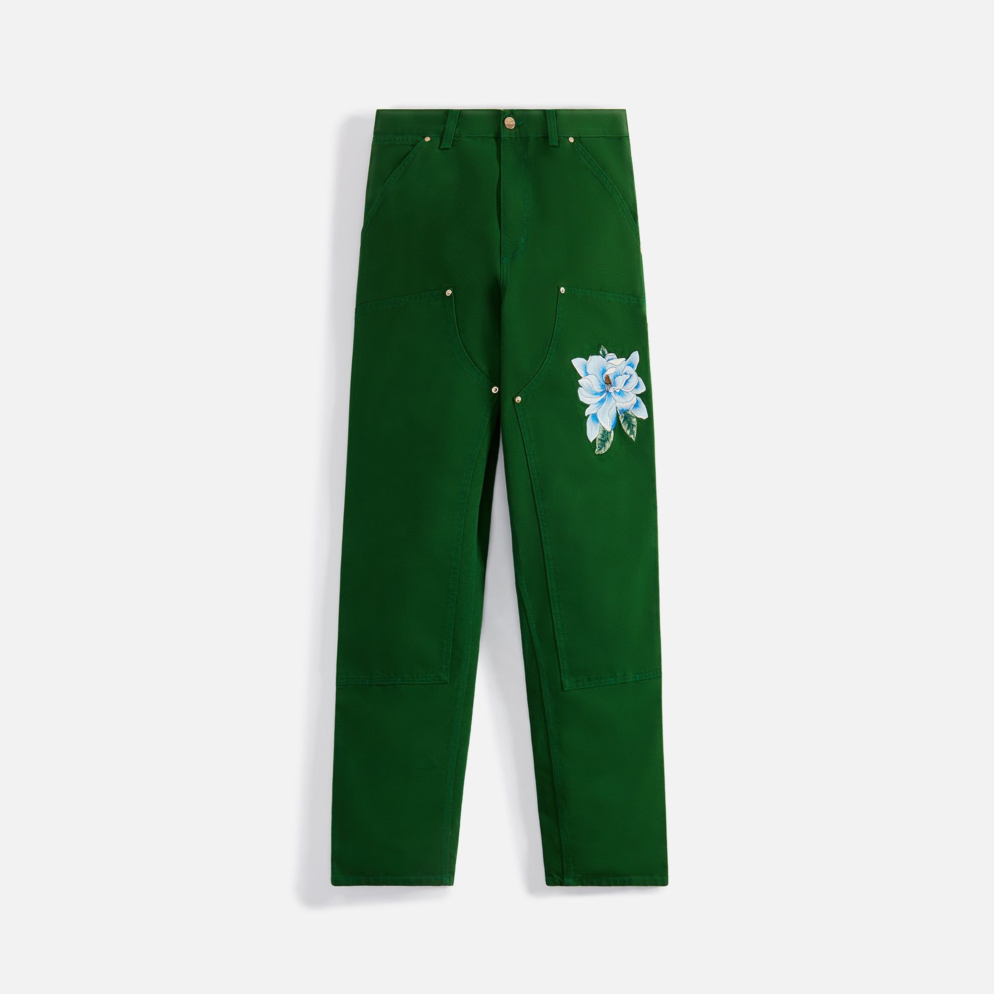 awake ny × carhartt double knee pant 34 Awake NY x Carhartt WIP Double Knee Pant - Dark Green | Parallel