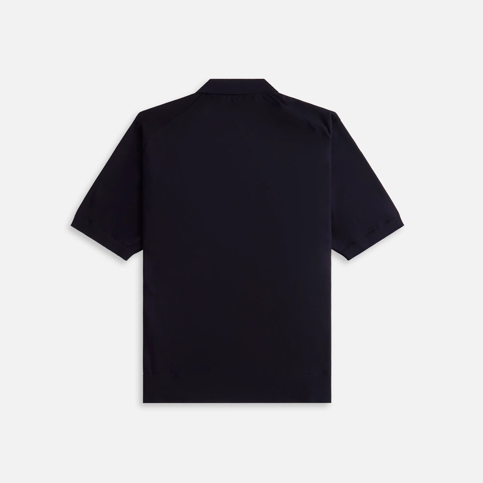 Auralee Super High Gauge Cotton Knit Polo - Dark Navy sold by Kith product image thumbnail 2