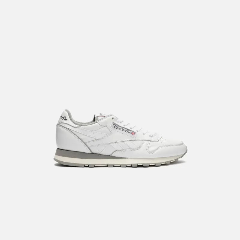 Reebok Classic Leather 40th Anniversary - Cloud White / Chalk / Mgh Solid Grey sold by Kith