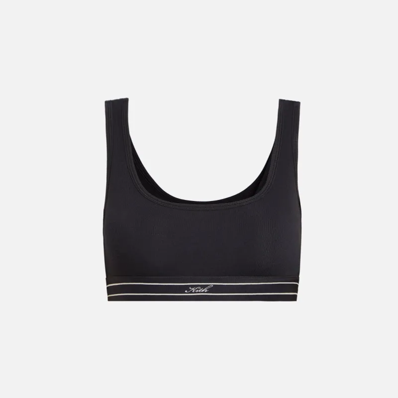 Kith Women Modal Ribbed Bra - Black sold by Kith
