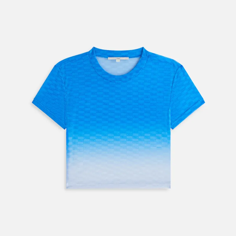 Kith Women Mulberry Monogram Mesh Tee - Chicory sold by Kith