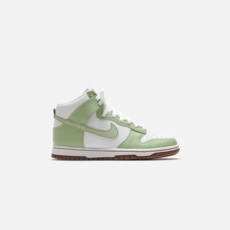 Nike Dunk High Retro SE EMB - Honeydew / Summit White sold by Kith