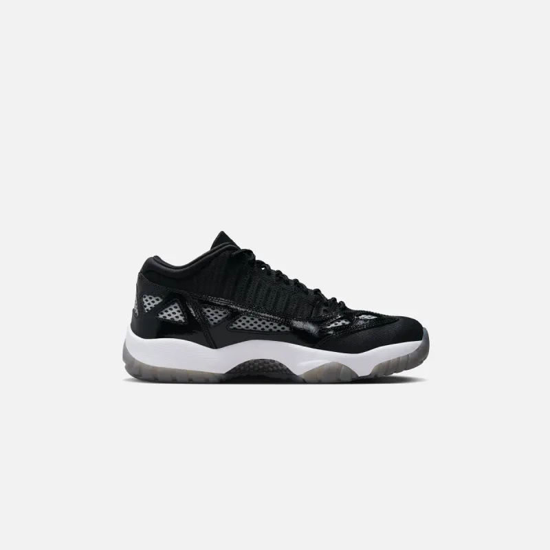 Nike Air Jordan 11 Retro Low Ie - Black / Black / White sold by Kith