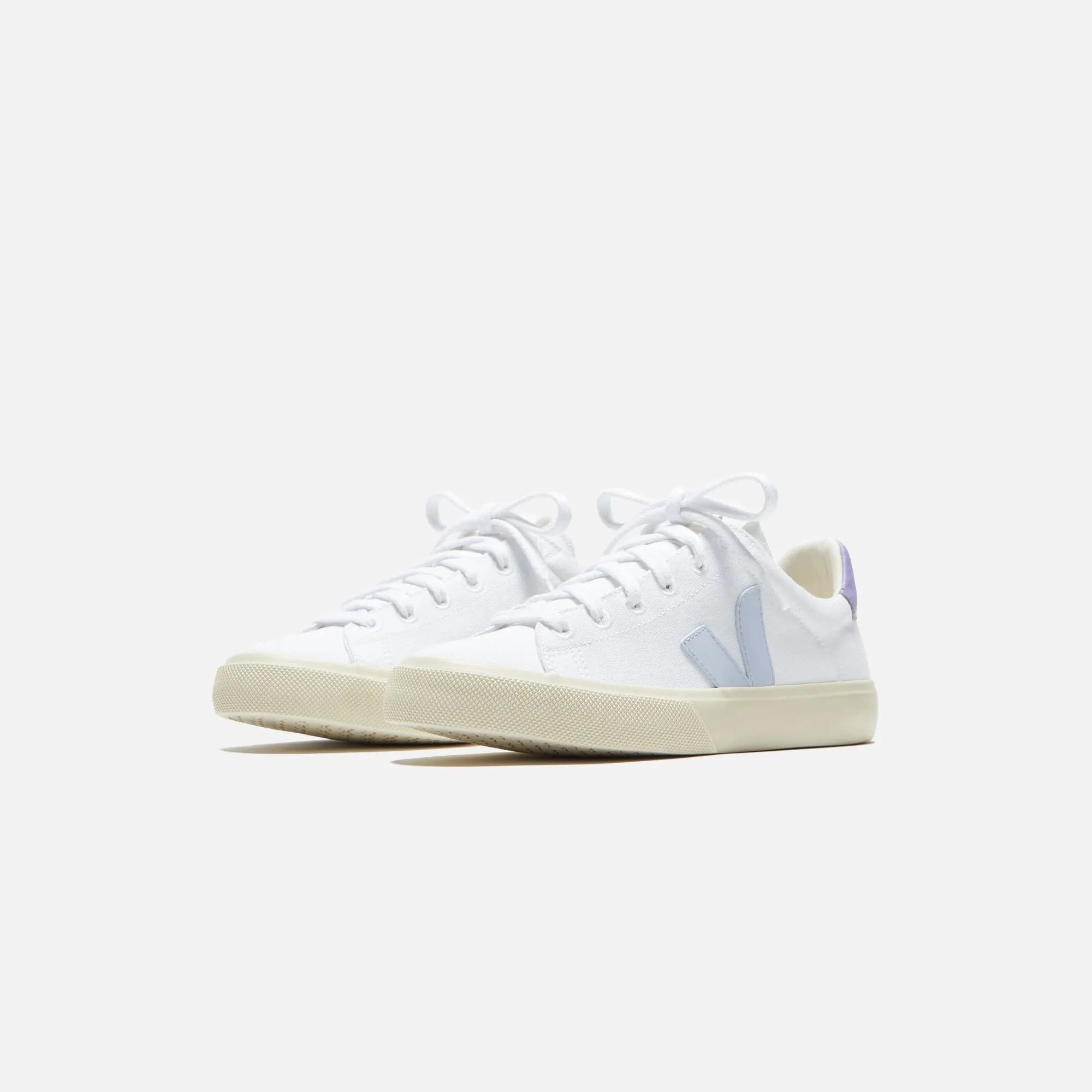 Veja WMNS Campo Canvas - White / Swan / Lavender sold by Kith product image thumbnail 2