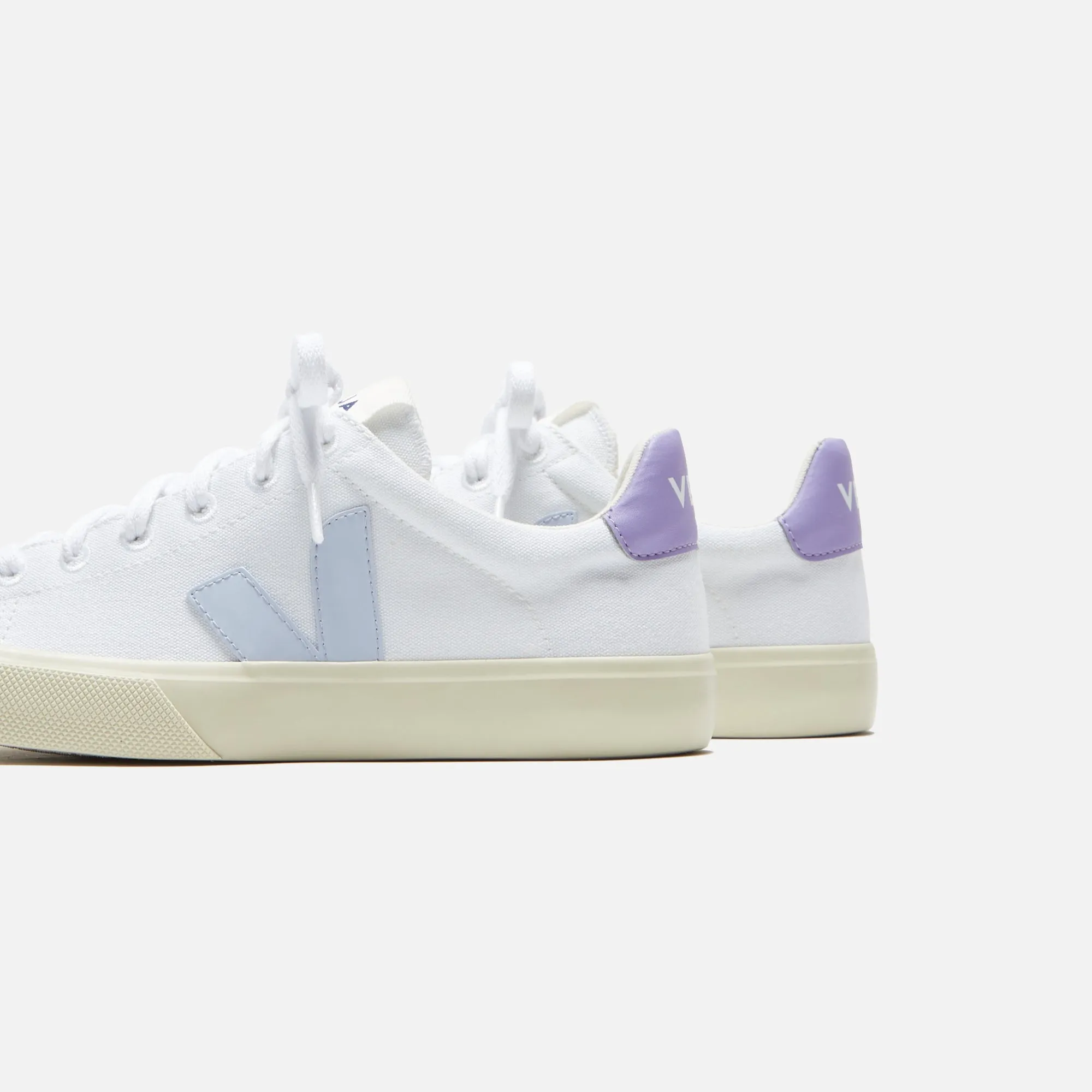 Veja WMNS Campo Canvas - White / Swan / Lavender sold by Kith product image thumbnail 3