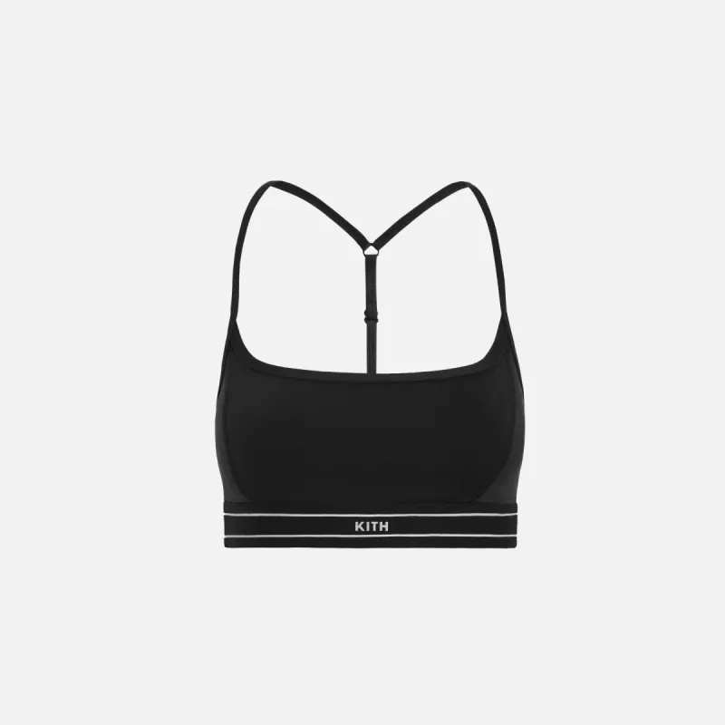 Kith Women Nadia Low Impact Bra - Black sold by Kith