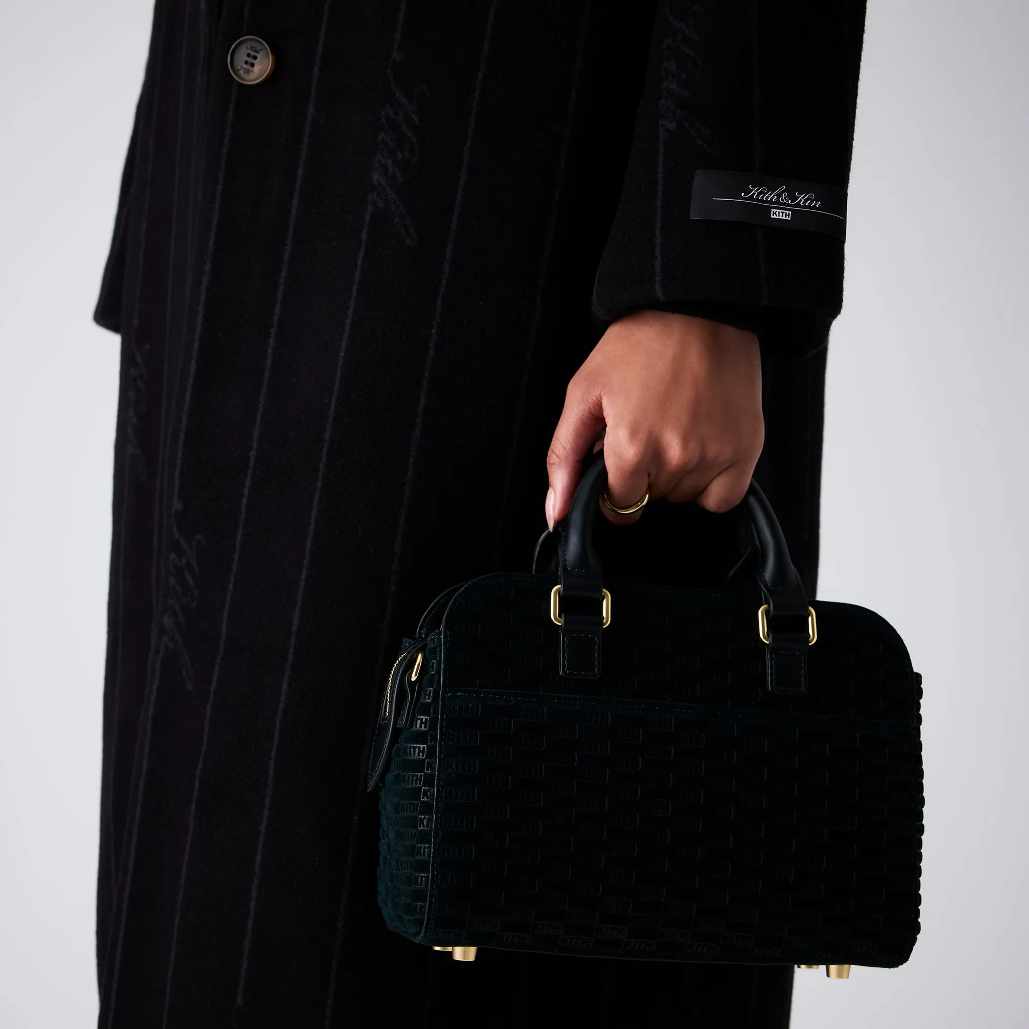 Kith Women Monogram Suede Mini Document Bag - Stadium sold by Kith product image thumbnail 2