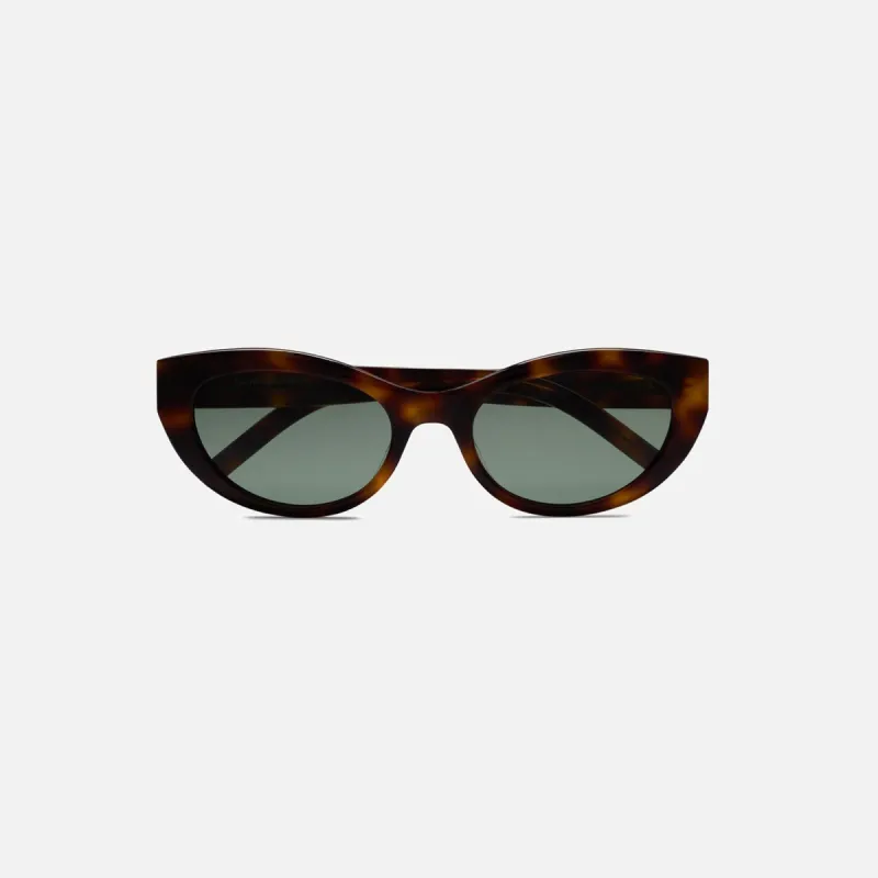 Saint Laurent SL M115 Acetate Cat Eye Frame - Medium Havana / Light Gold made by Kith