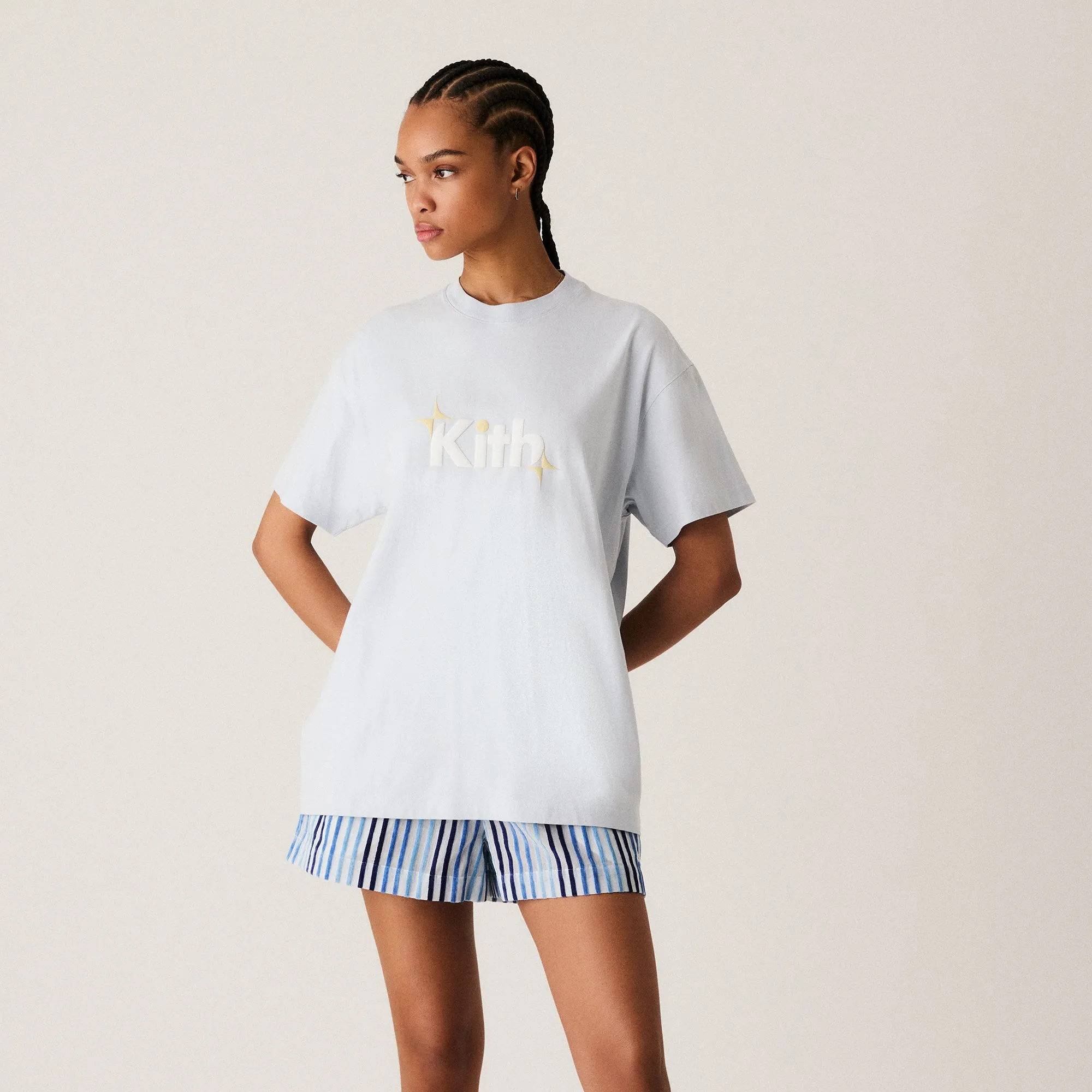 Kith Women Burst Logo Vintage Tee - Kyanite sold by Kith product image thumbnail 2