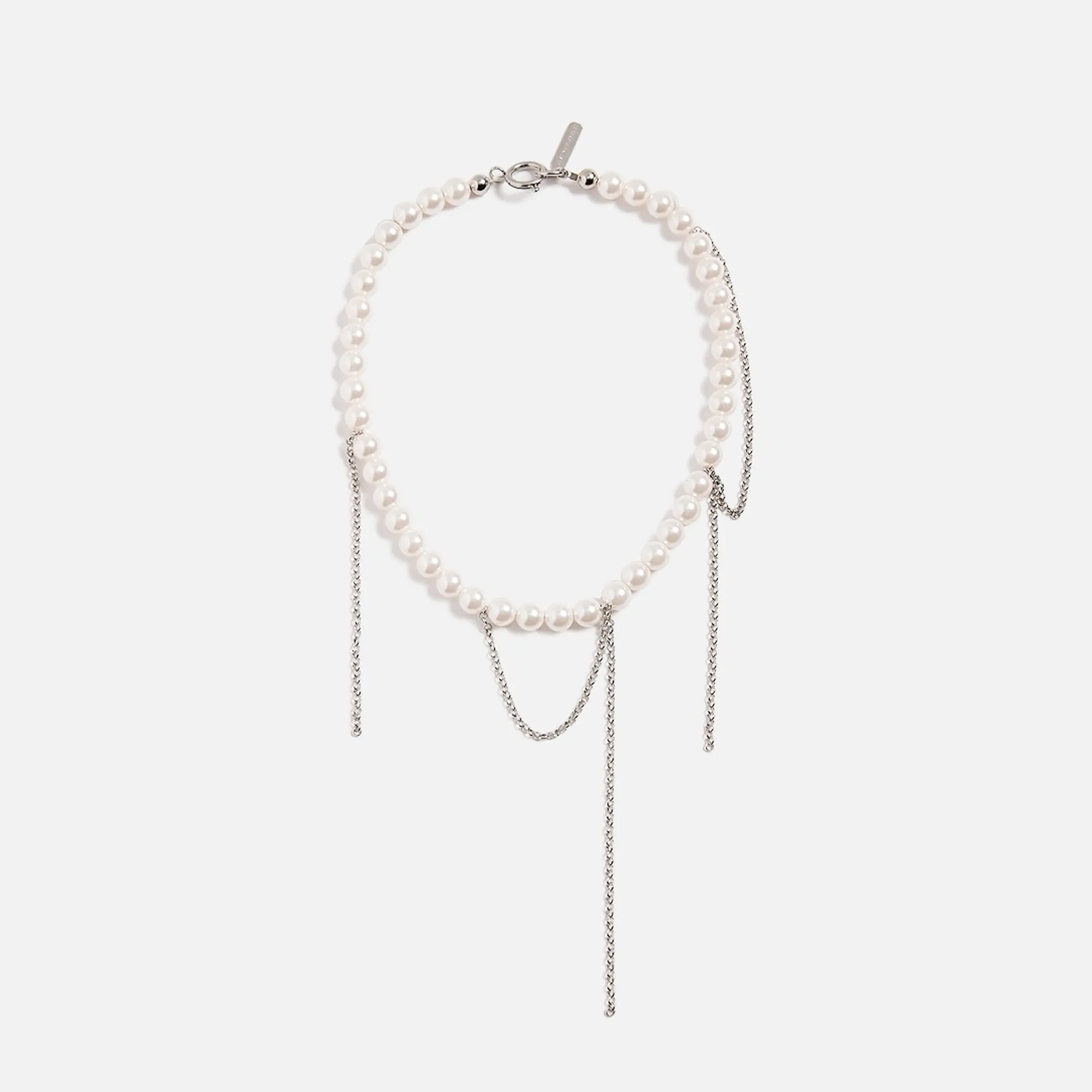 Justine Clenquet Diana Necklace - Palladium sold by Kith