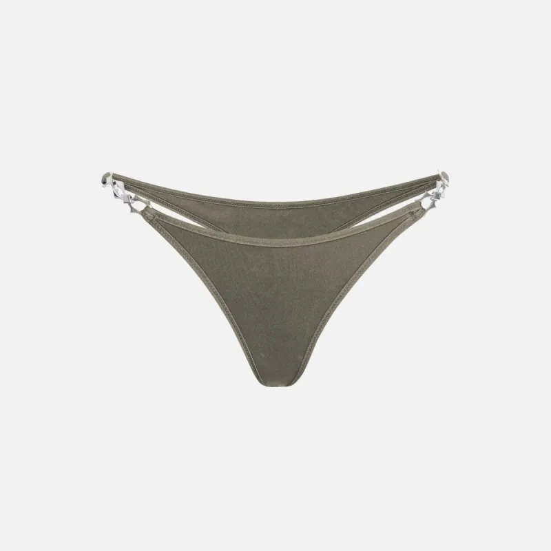 Miaou Nicola Bikini Bottom - Green sold by Kith