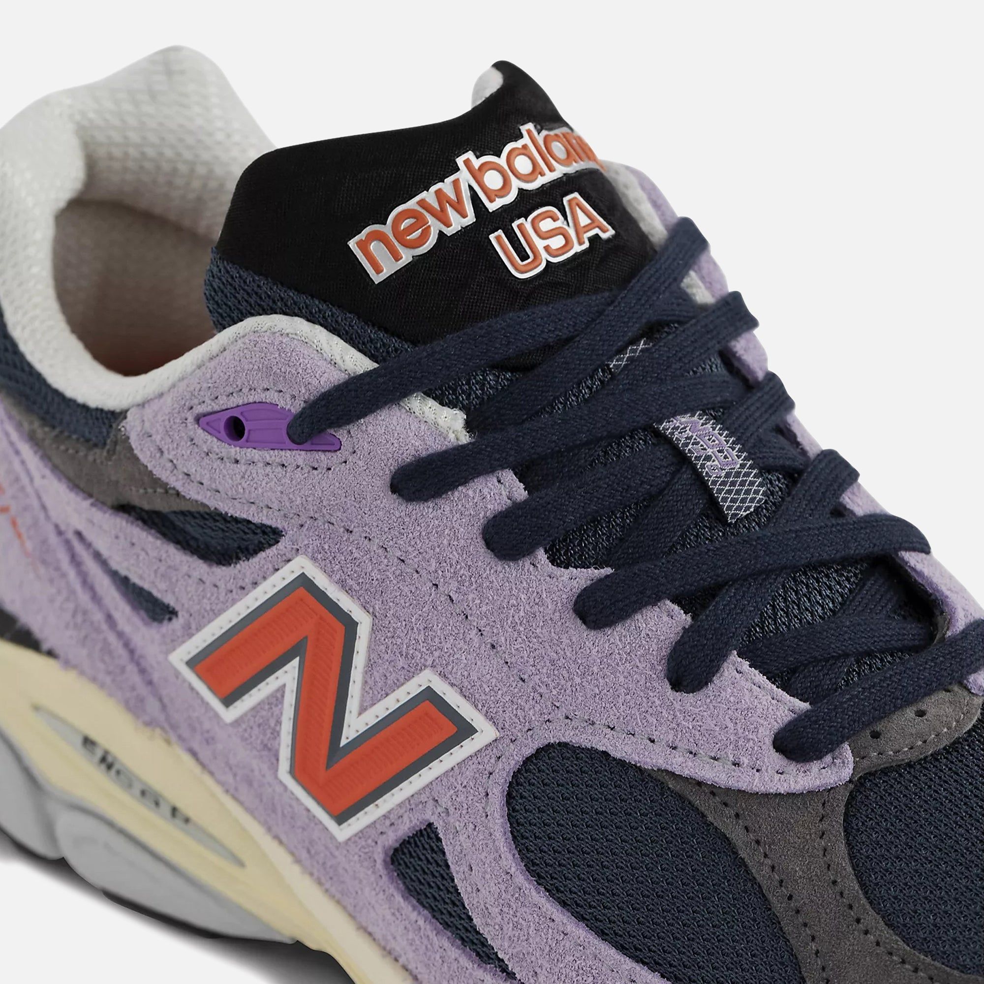 New Balance Made in USA 990 v3 - Lilac / Grey / Red sold by Kith product image thumbnail 4