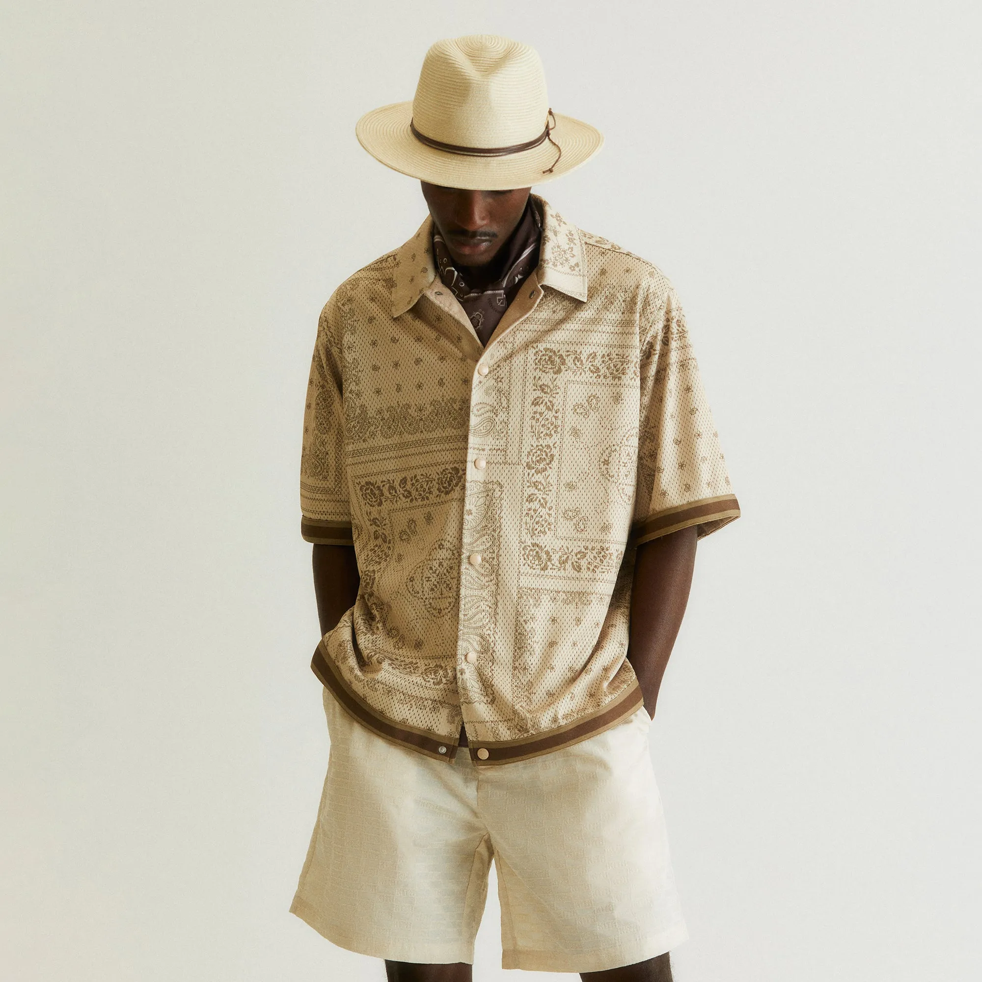 Kith Flocked Monogram Mason Short - Veil sold by Kith product image thumbnail 2
